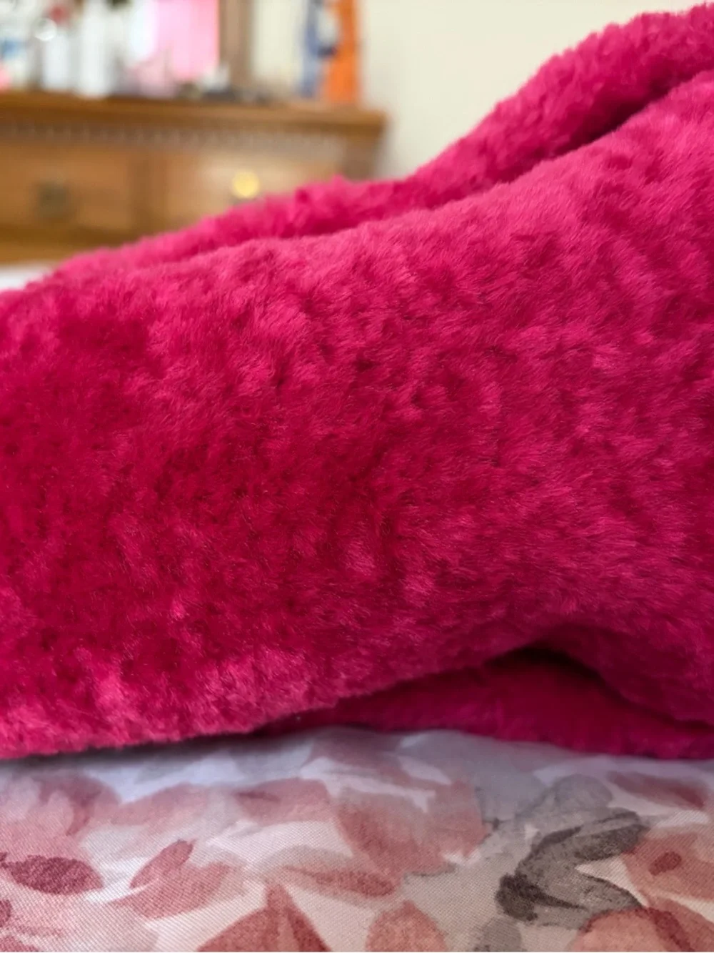 kate spade Plush Mini Tote in Raspberry Pink - Picture 6 of 7